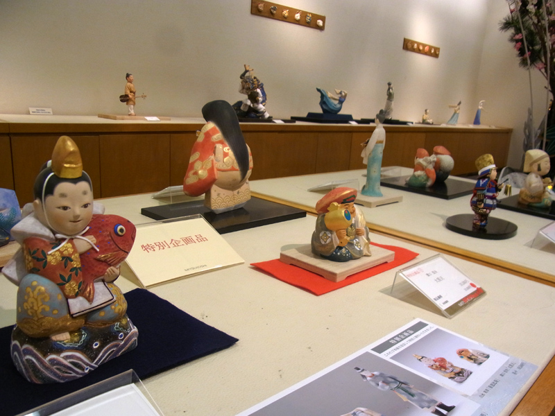 博多人形【福の神】白水英章 作 白水英章 博多人形『三福神 夷・大黒・福之神』 | 東京書芸館公式通販