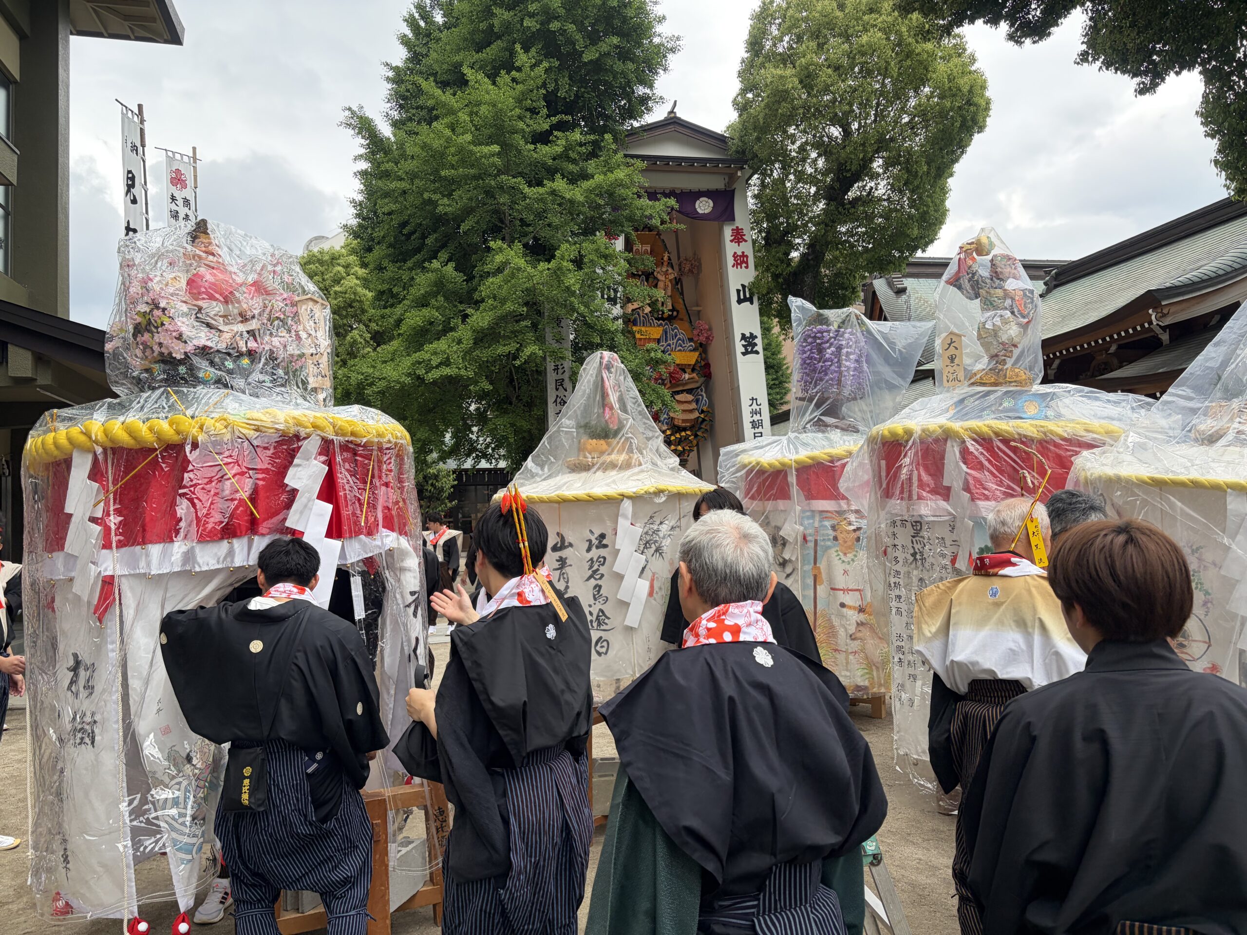YAMAKASA NewsFlash！ 5.7～博多祇園山笠振興会が博多松囃子の表敬を